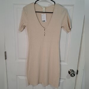Ribbed bodycon dress by H&M size S